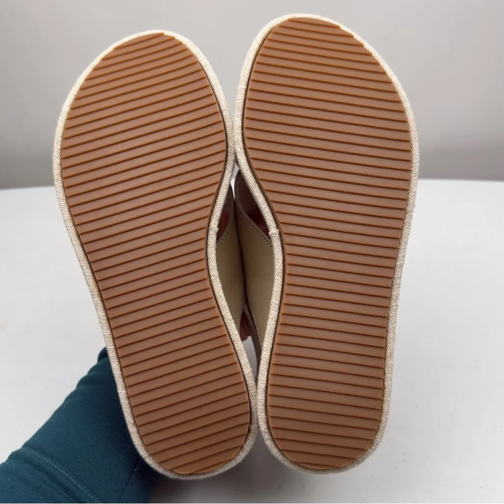NIB Sanctuary Women's Allsmiles Slip-On Slingback Espadrille Platform Sandal 7M